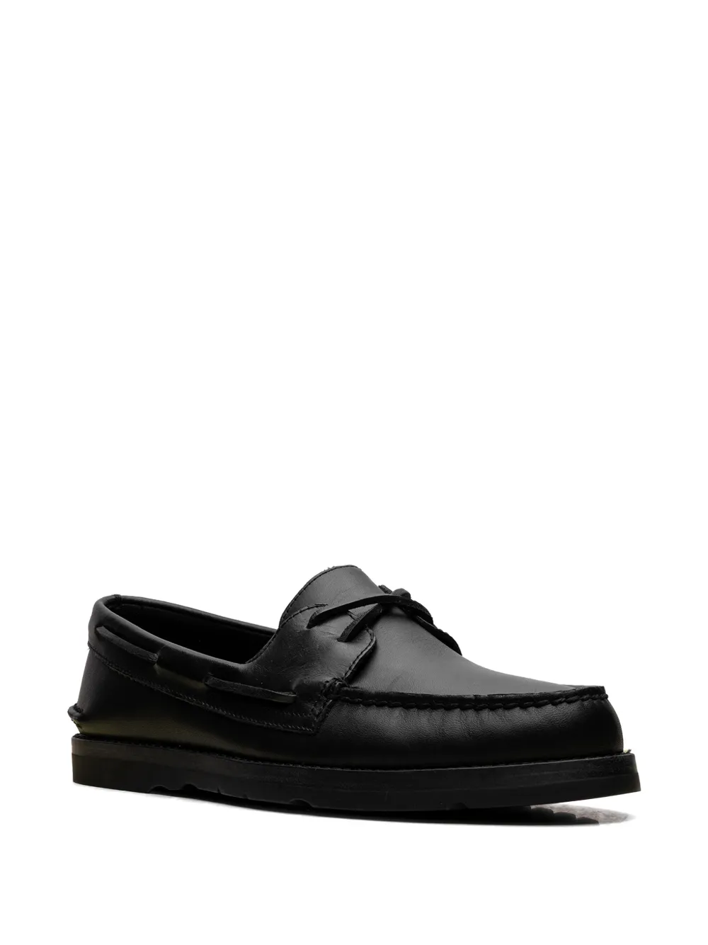 Sperry Top-Sider Vachetta leather boat shoes Zwart