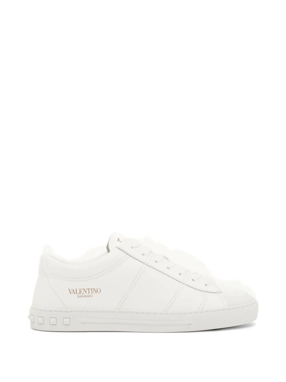 Valentino Garavani Cityplanet kalfsleren sneakers Wit