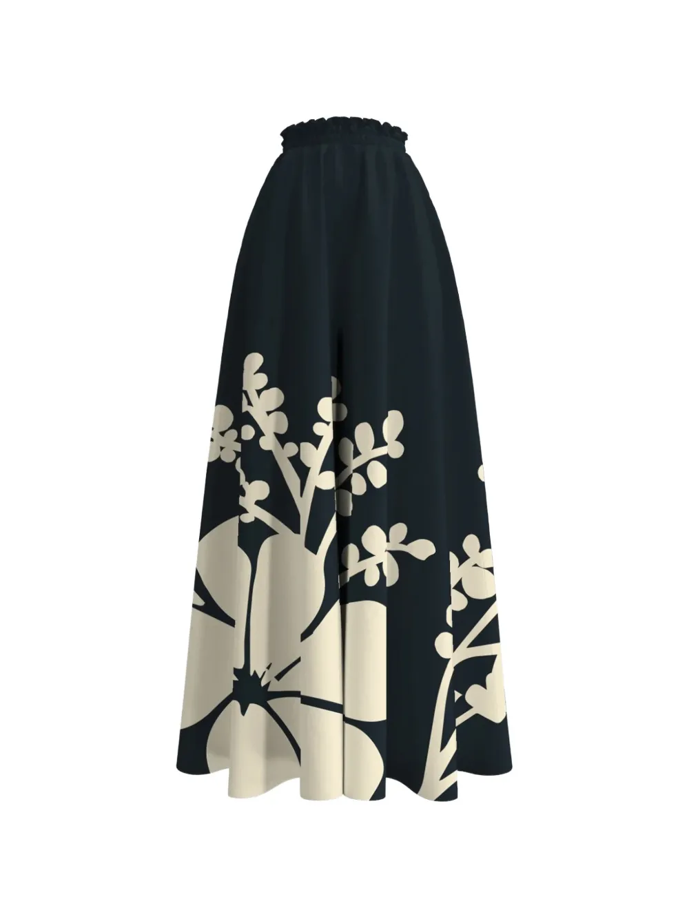 DIARRABLU Jant floral-print palazzo pants - Nero