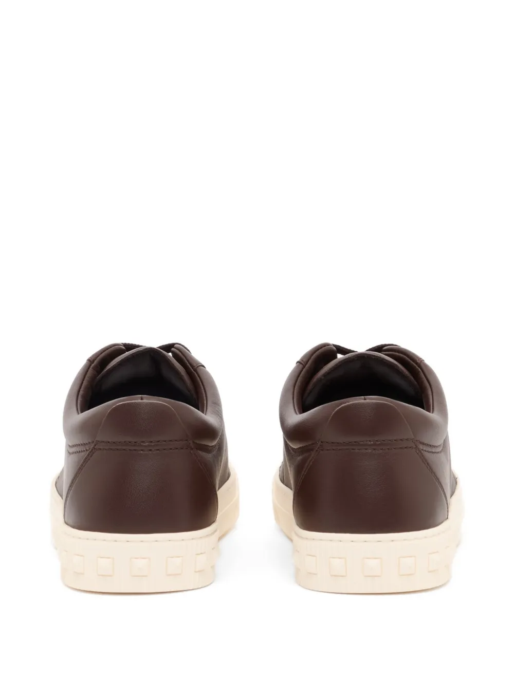 Valentino Garavani Cityplanet kalfsleren sneakers Bruin