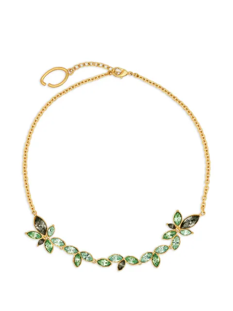 Oscar de la Renta Navette crystal necklace