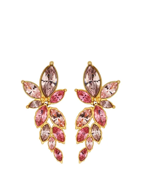 Oscar de la Renta aretes de clip Navette