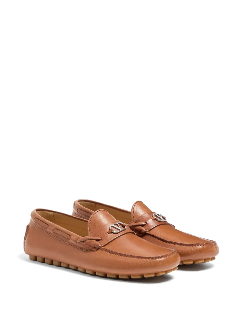 Valentino Garavani Driver Fastaway buffalo loafers Bruin