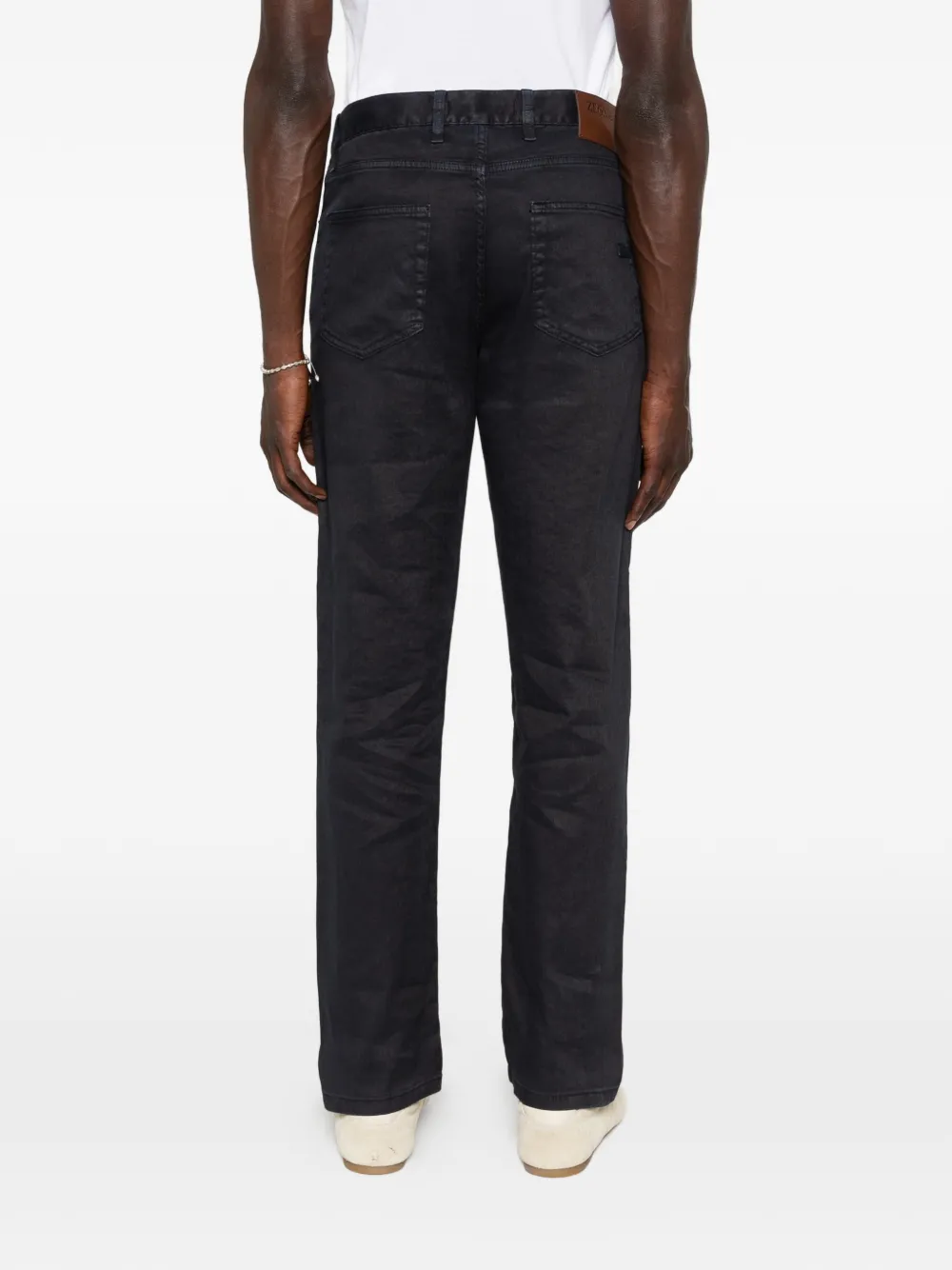 Zegna Straight broek Blauw