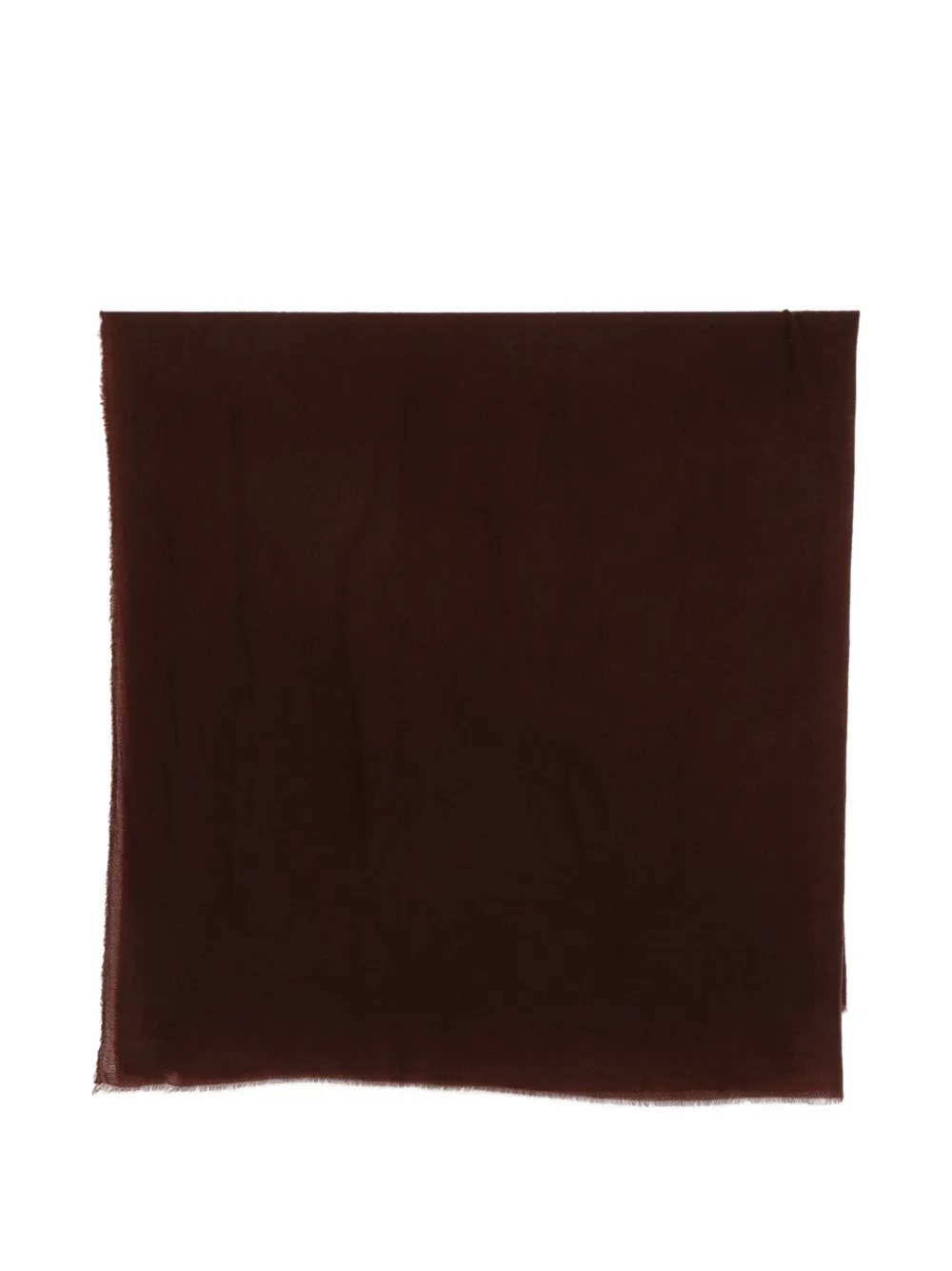 Faliero Sarti frayed-edge scarf - Marrone