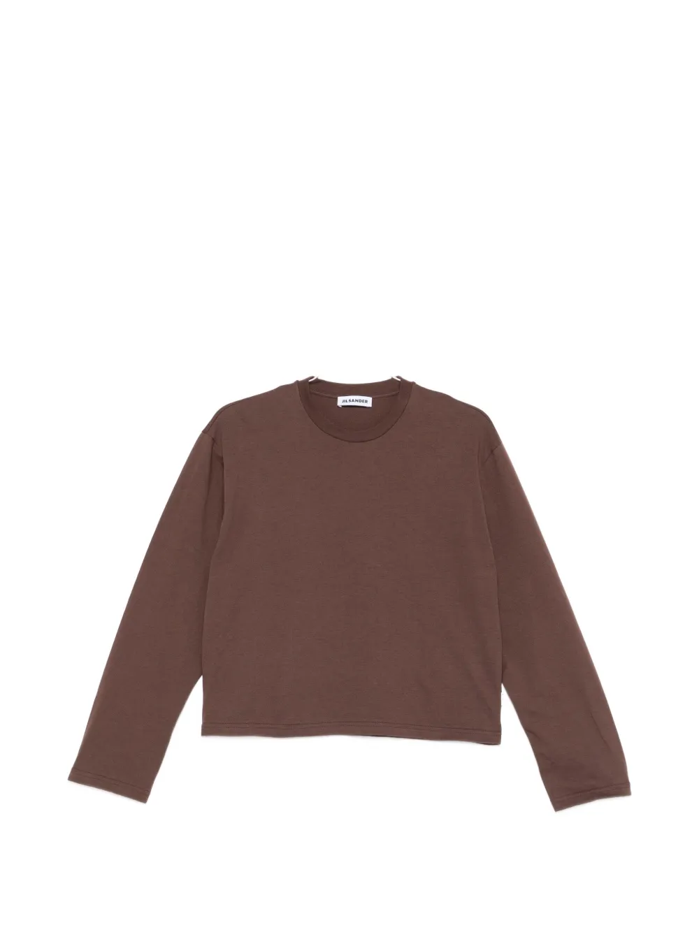 Jil Sander long-sleeve T-shirt - Marrone