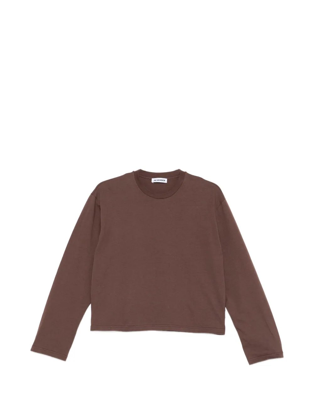 Jil Sander long-sleeve T-shirt - Braun