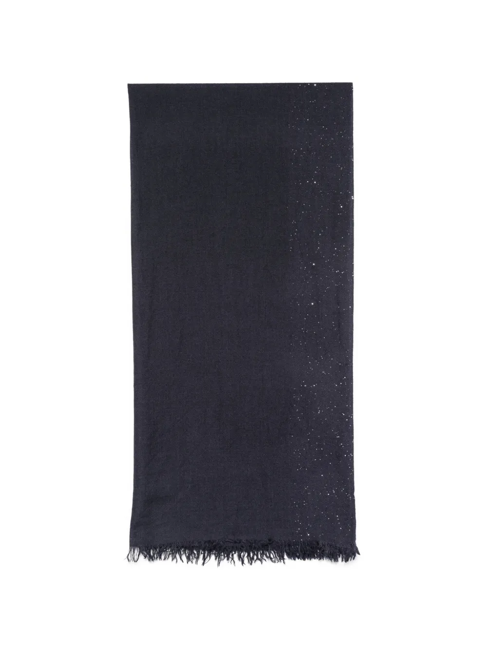 Faliero Sarti Kundy sequin-embellished frayed scarf - Blu