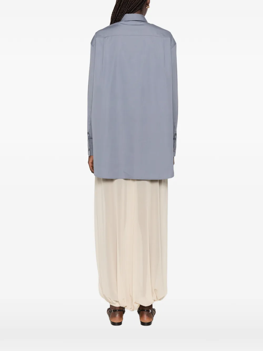 Jil Sander Overhemd met lange mouwen Blauw