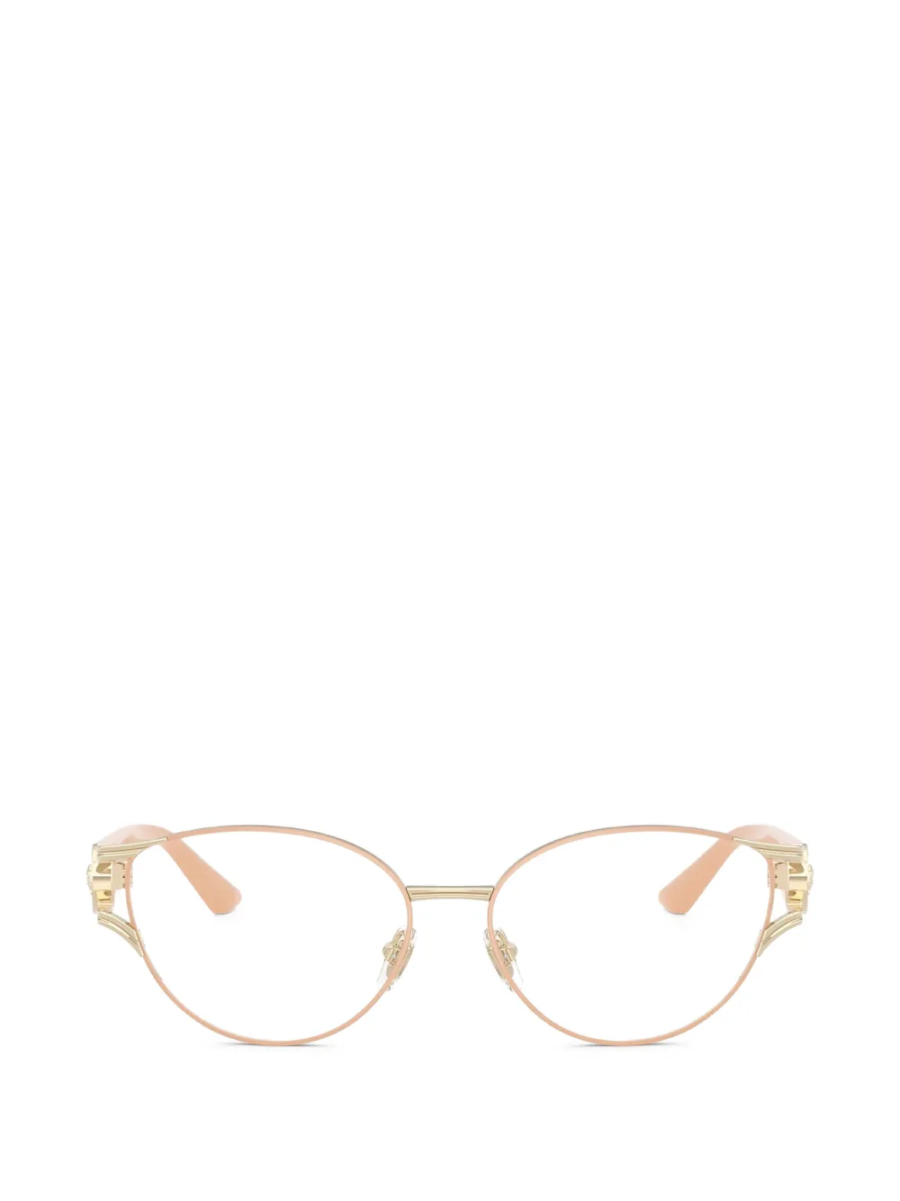Versace Eyewear Occhiali cat-eye con placca Medusa - Oro