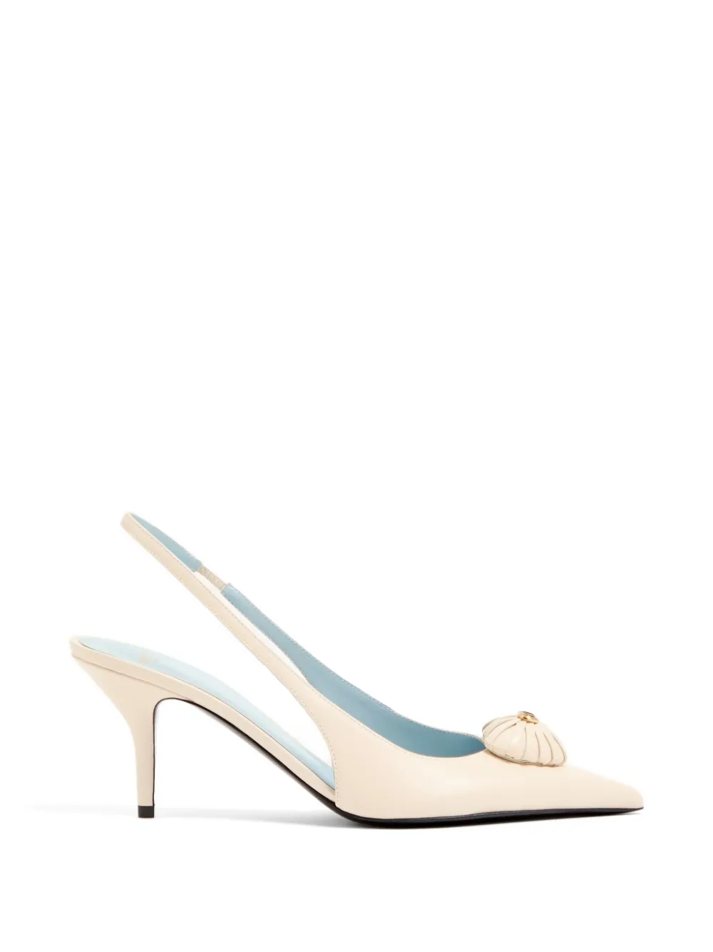 Valentino Garavani Pumps Coeur Royal slingback 75mm - Toni neutri