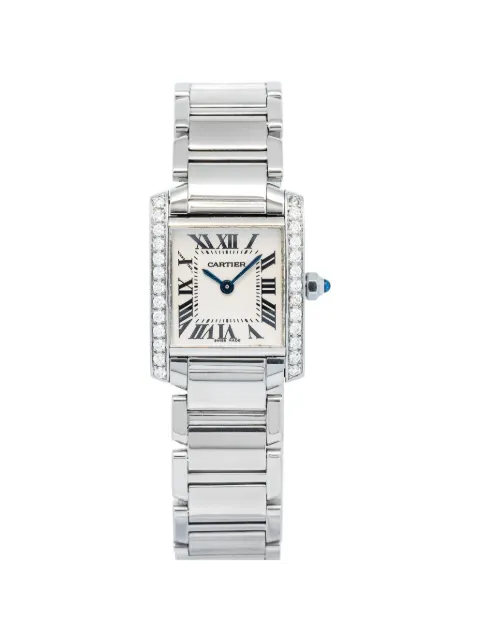 Cartier Tank Française diamond 20mm watch