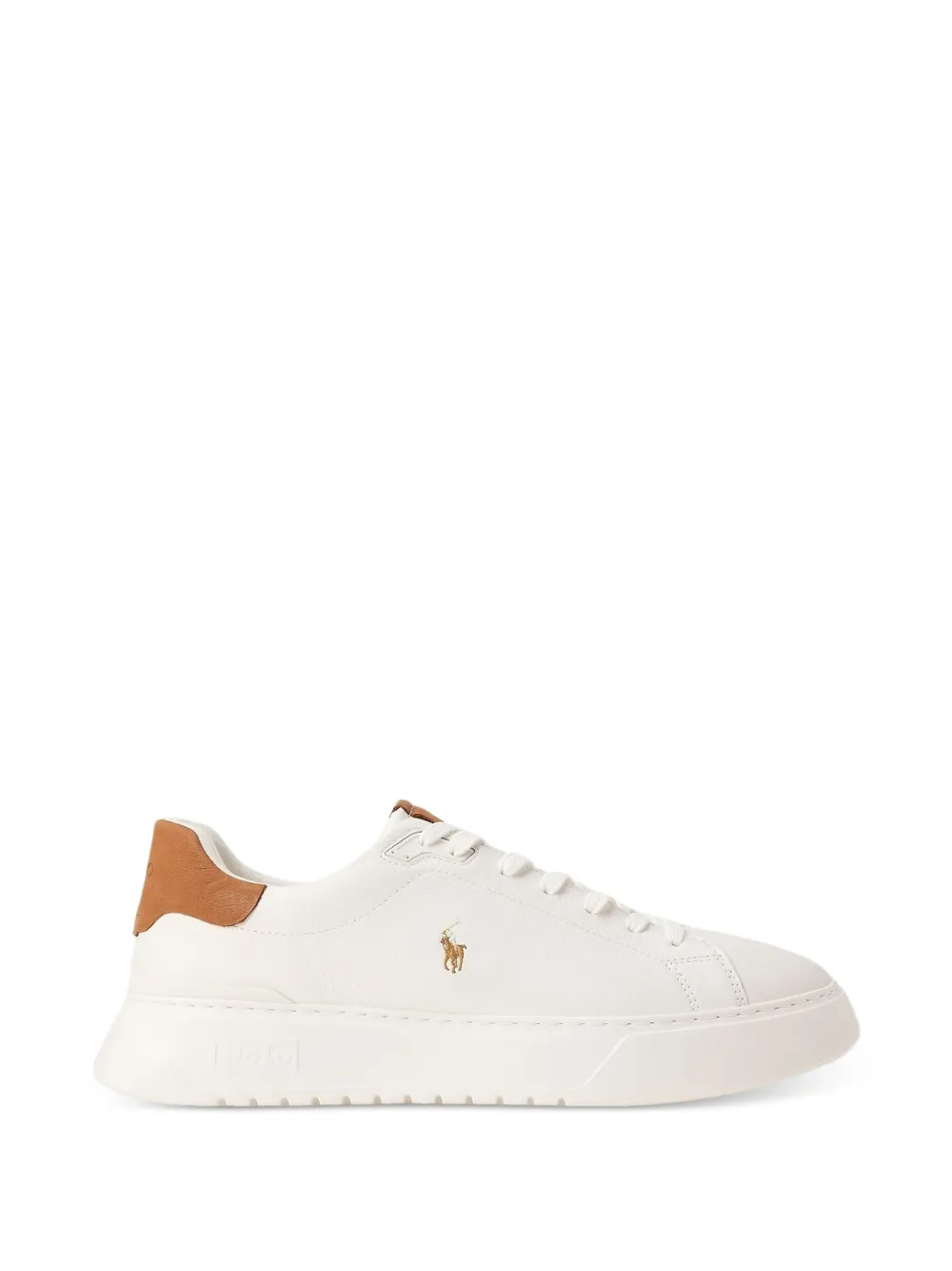 Lauren Ralph Lauren RLite Court logo-embroidered sneakers - Bianco