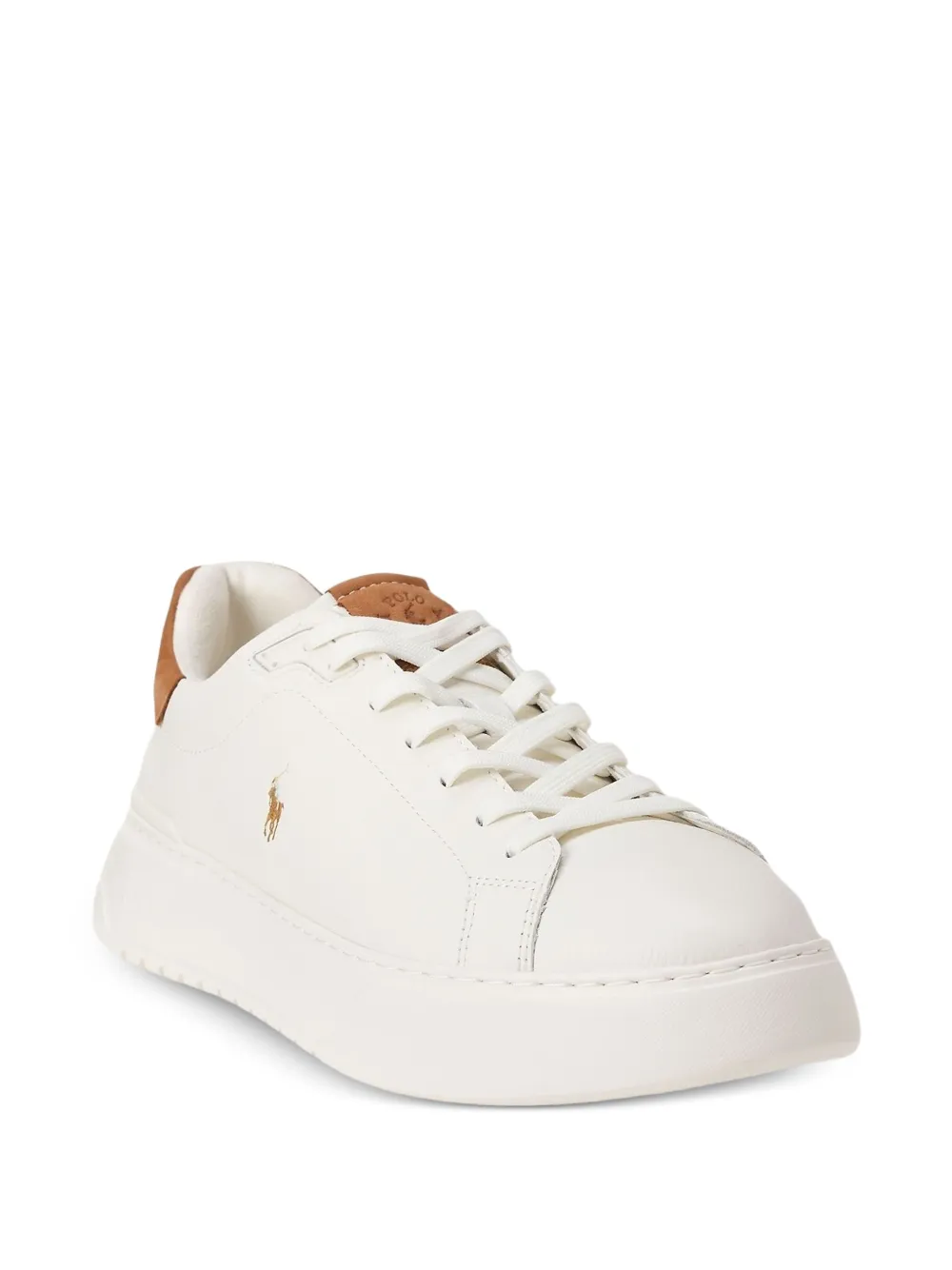 Lauren Ralph Lauren RLite Court logo-embroidered sneakers Wit