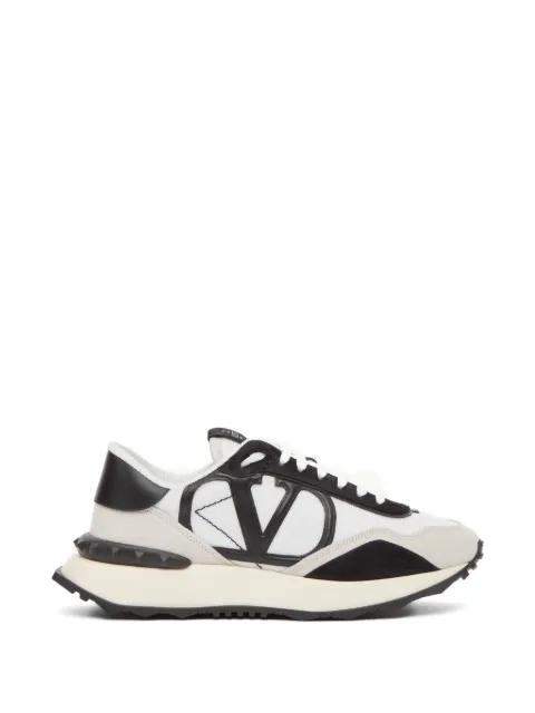 Valentino Garavani Netrunner fabric and suede trainers