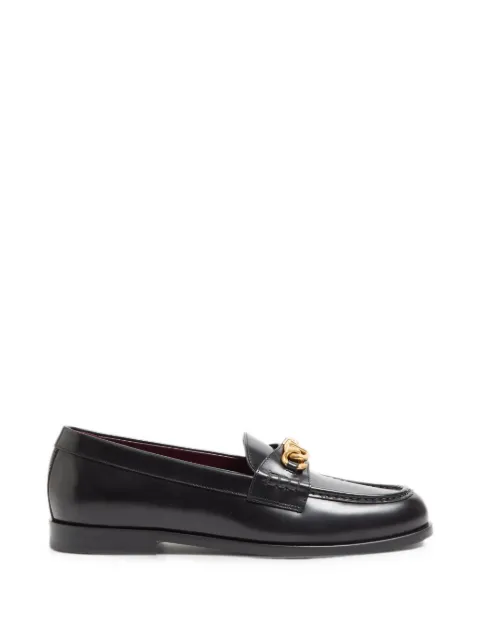 Valentino Garavani Vlogo Chain calfskin loafers