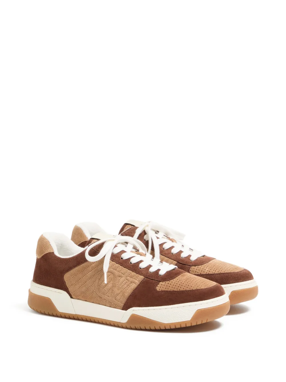 Valentino Garavani Sparry leren sneakers Bruin