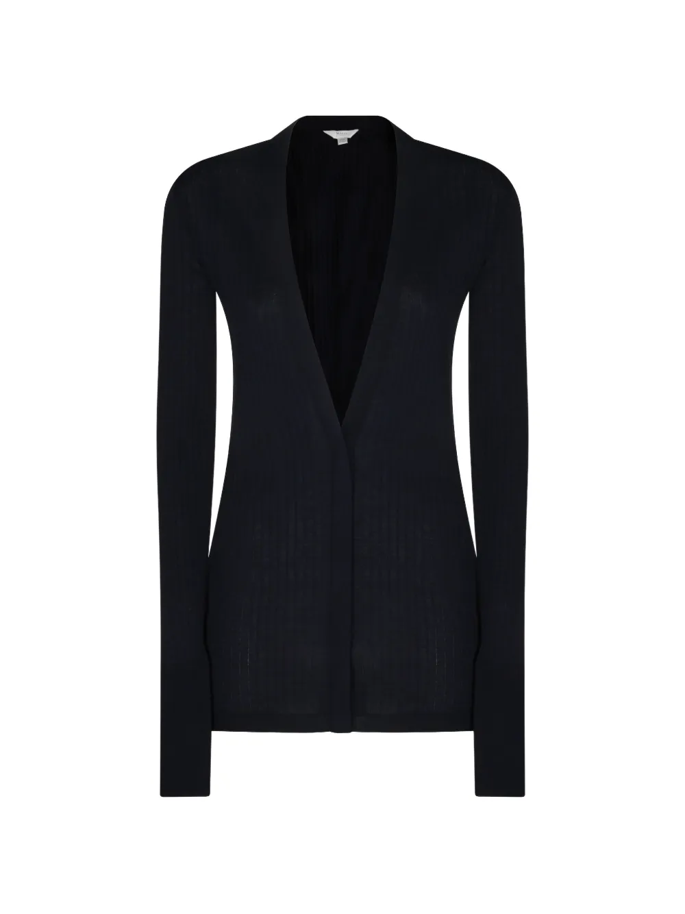 Malo ribbed-knit V-neck cardigan - Nero