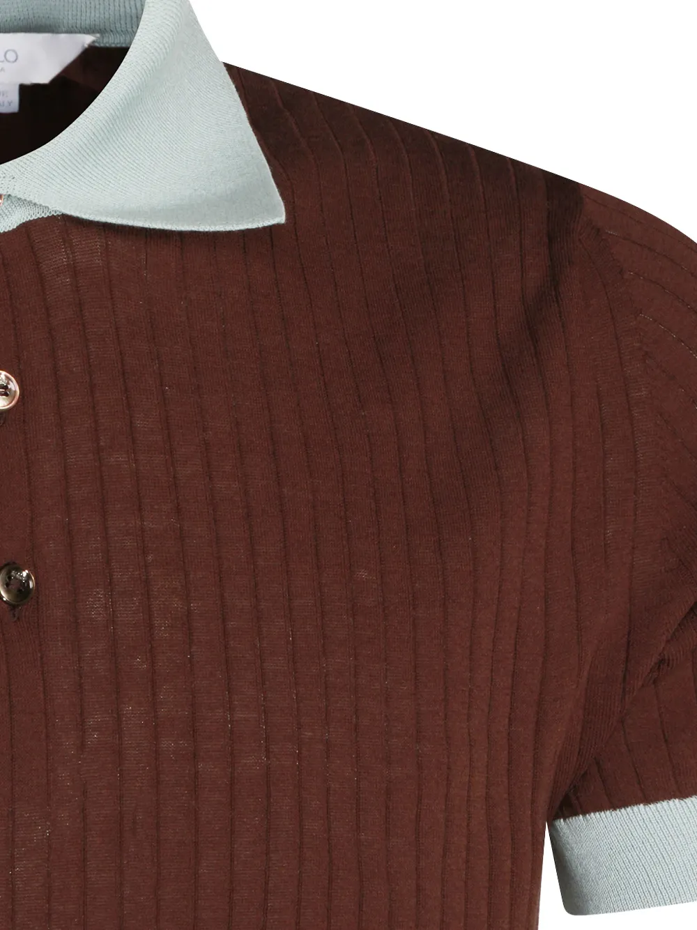 Malo Makò poloshirt Bruin