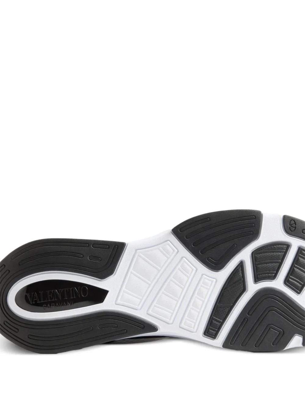 Valentino Garavani Demivee sneakers van mesh stof met suède inzetstukken Wit