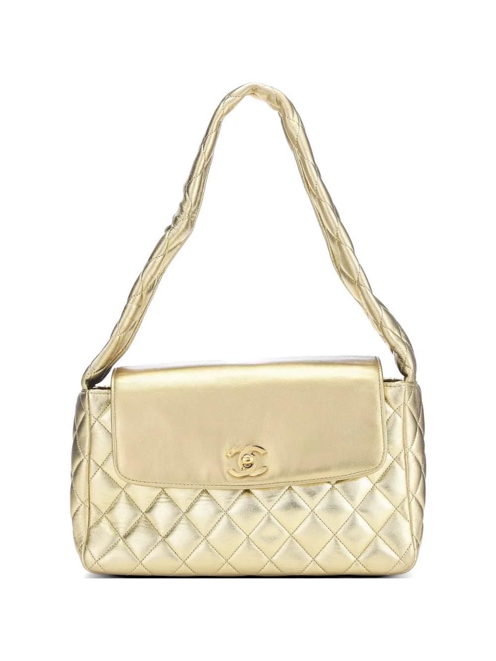 CHANEL Pre-Owned 1991 Hip Hop Collection Flap quilted shoulder bag - Oro