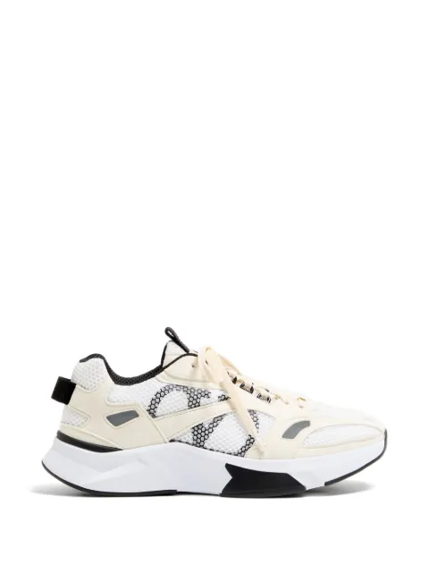 Valentino Garavani  Demivee sneakers in mesh fabric with suede inserts