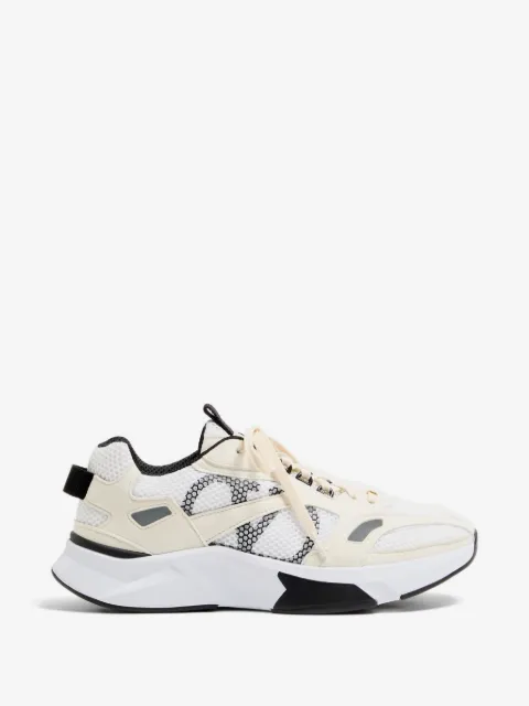 Valentino Garavani Demivee trainer in mesh fabric with suede inserts