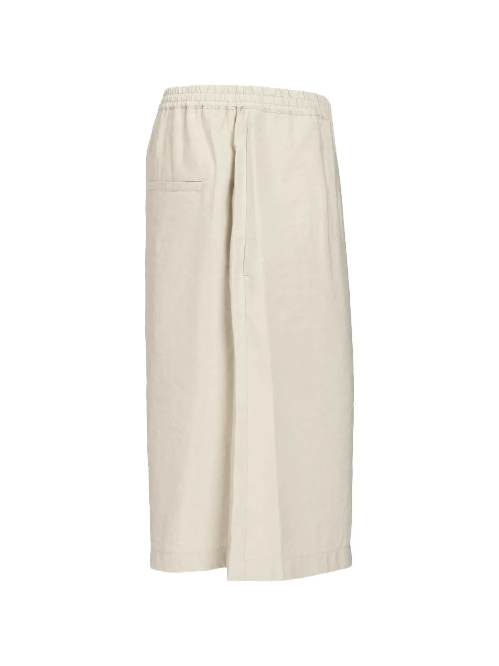 Emporio Armani Shorts met elastische taille Beige