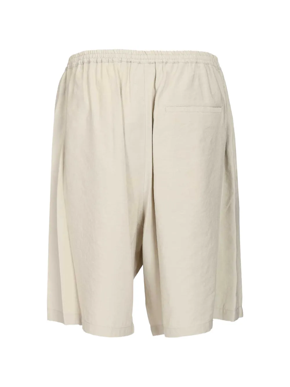 Emporio Armani Shorts met elastische taille Beige