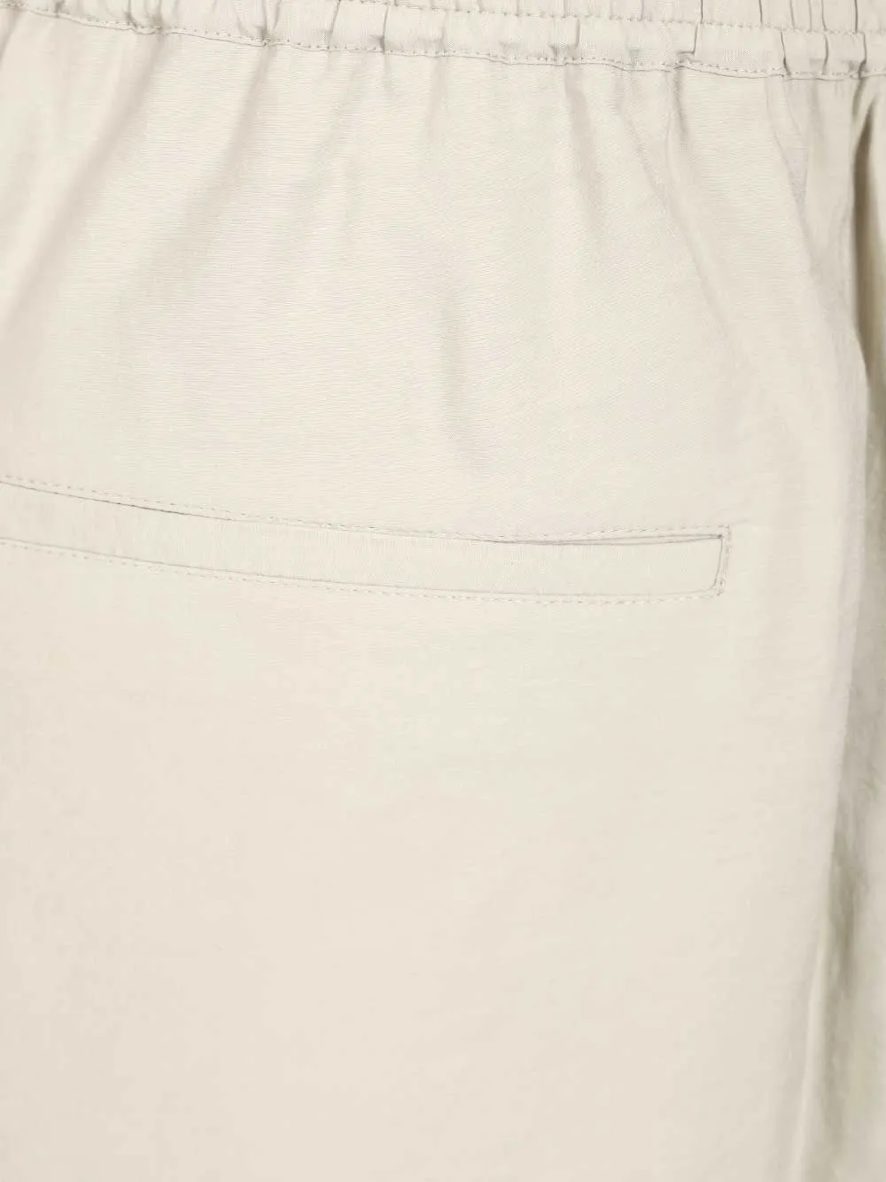 Emporio Armani Shorts met elastische taille Beige