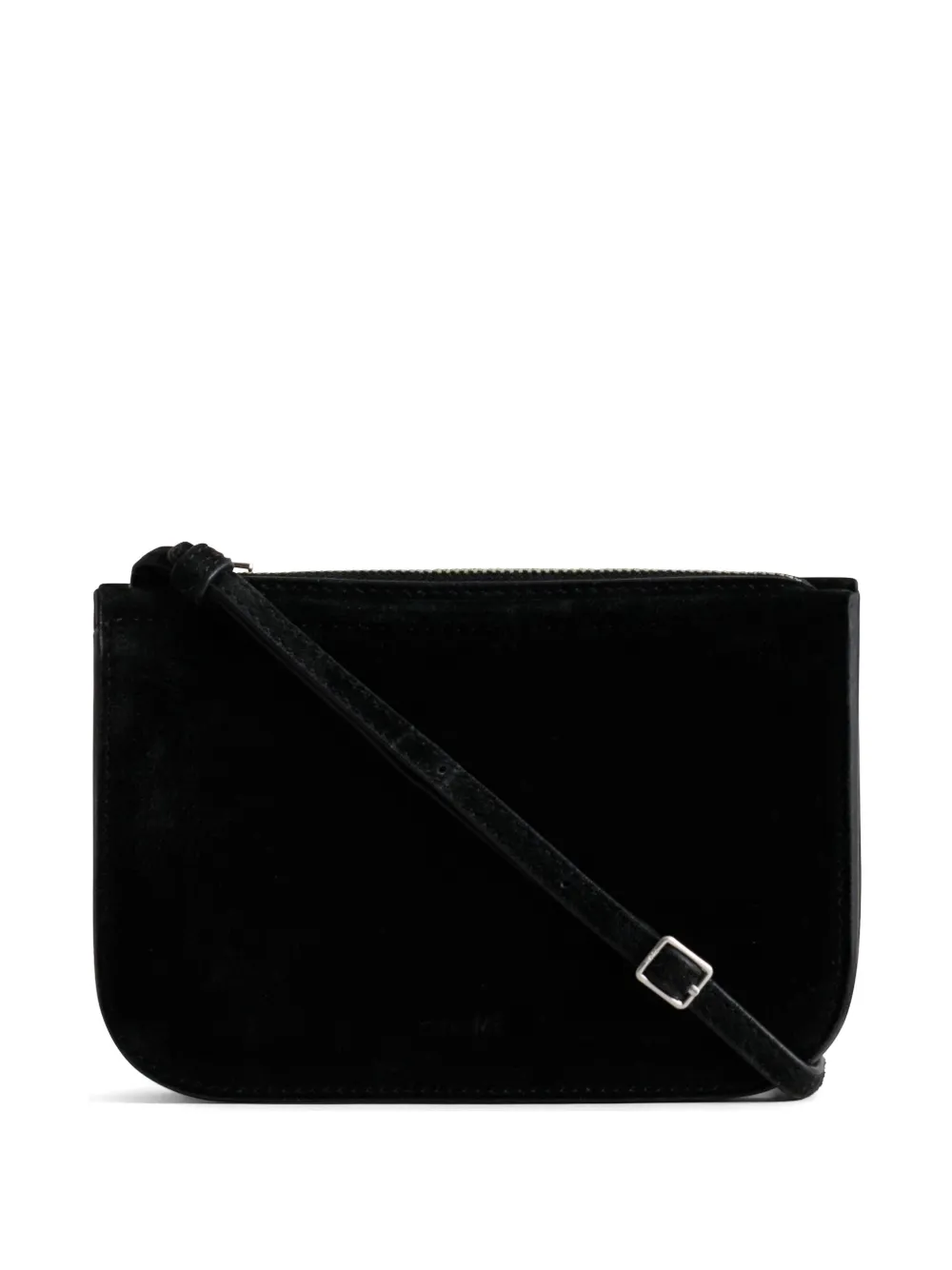 Yu Mei Vi Bag suede crossbody bag - Nero