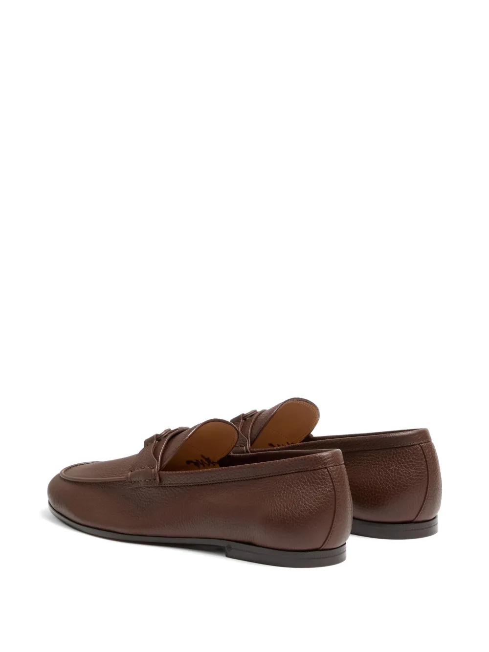 Valentino Garavani VLogo Signature leren loafers Bruin
