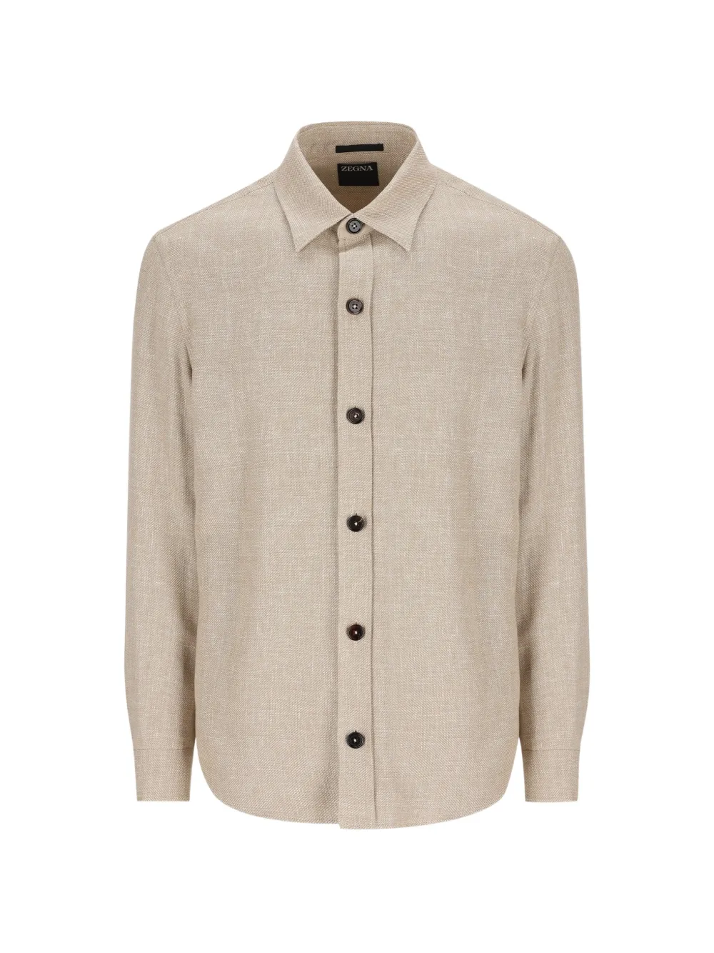 Zegna long-sleeve shirt - Toni neutri