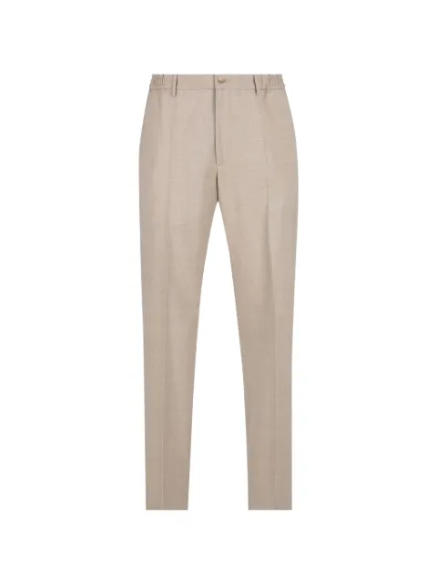 Tagliatore elasticated-waistband tailored trousers