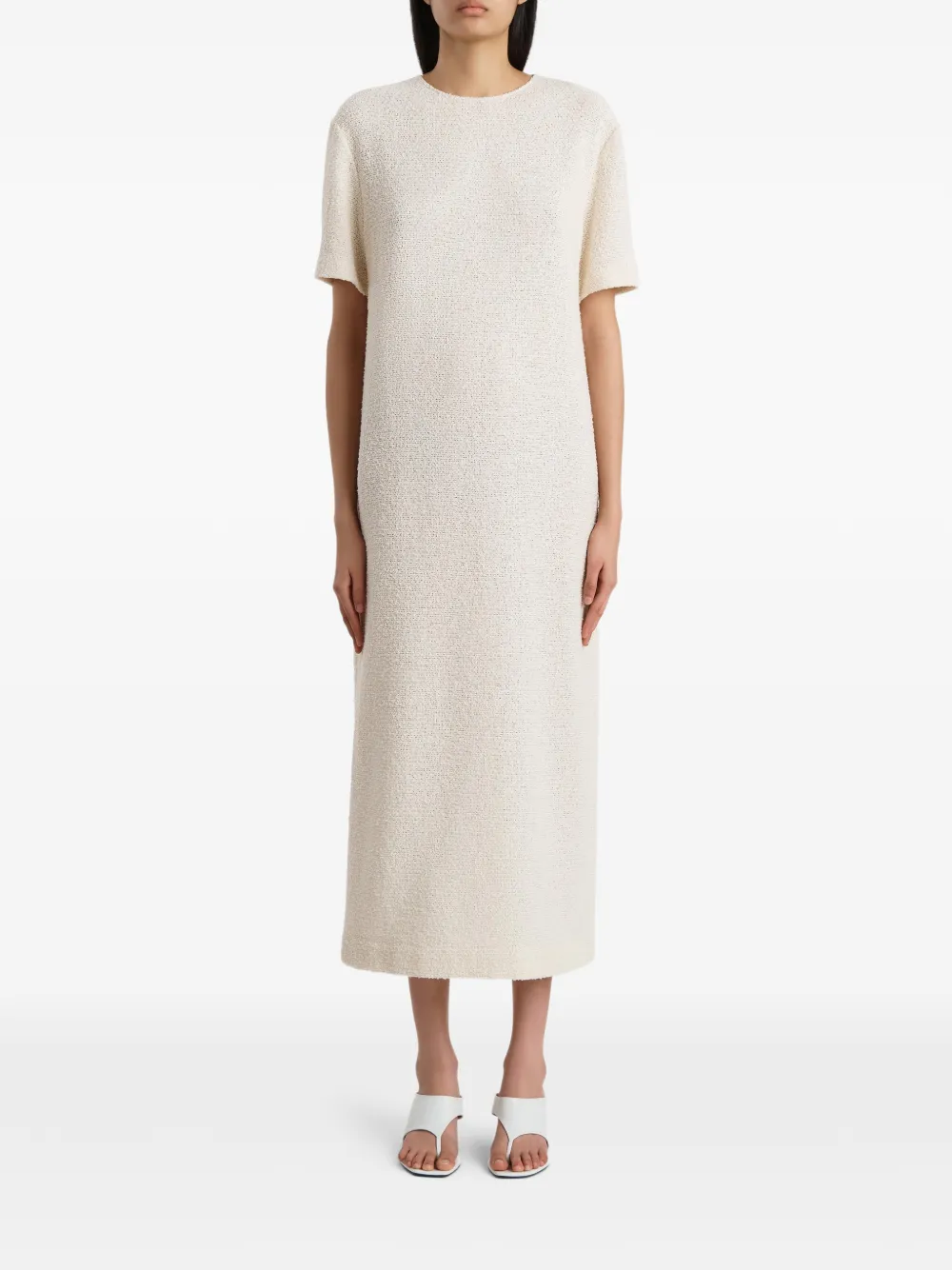 KHAITE Webber jurk Beige