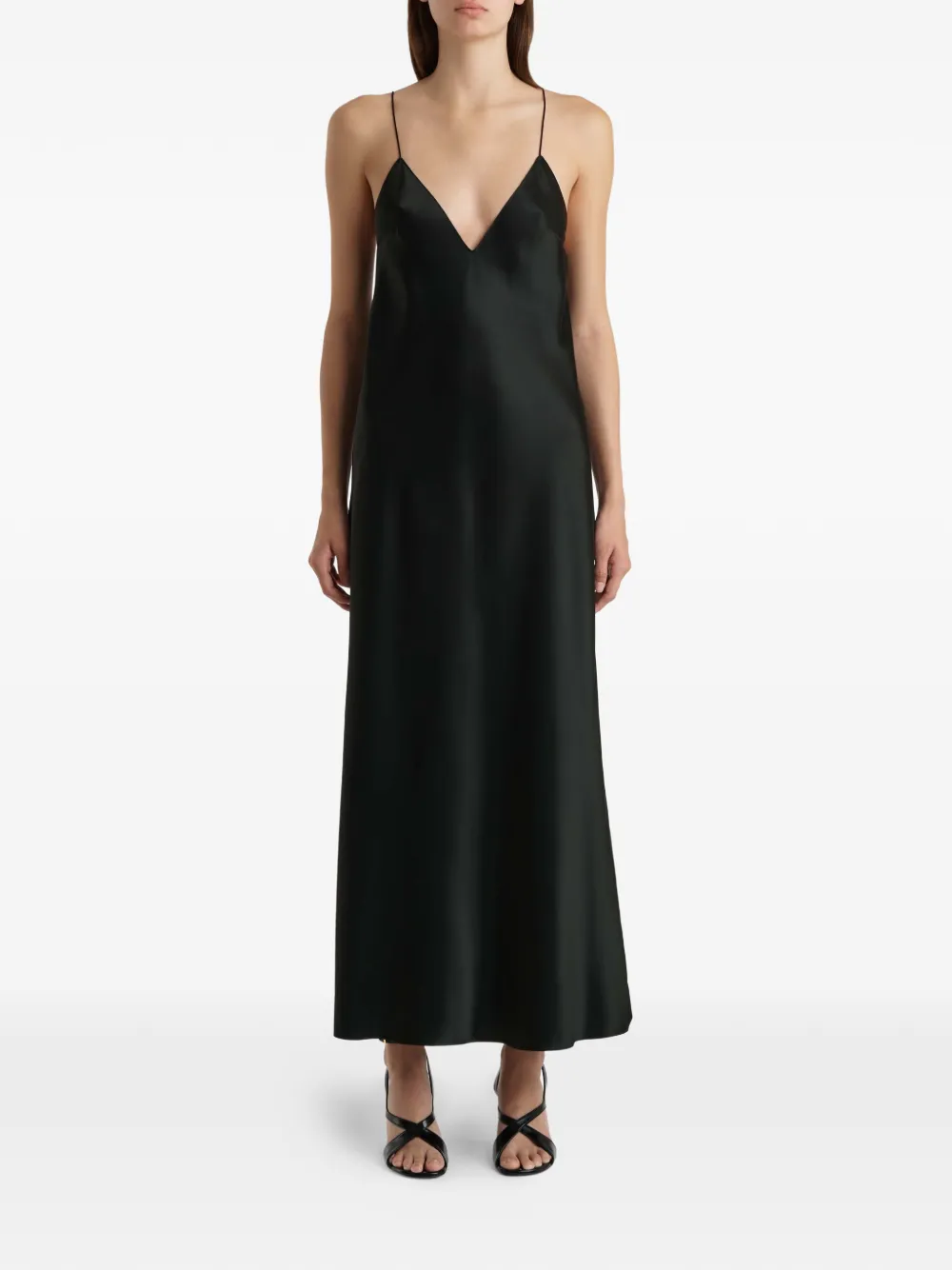 KHAITE Taja jurk Zwart