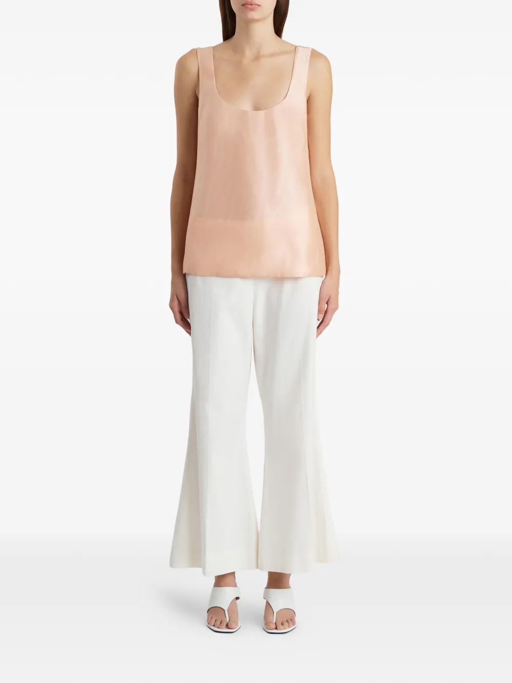 KHAITE Parker Top in Pink, view 2