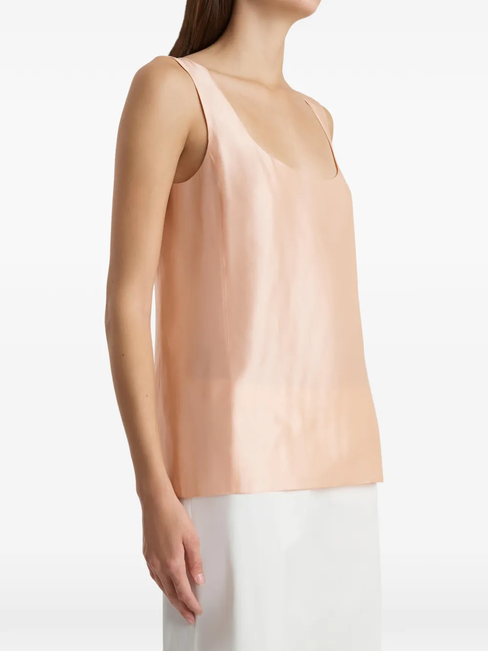 KHAITE Parker Top in Pink, view 4