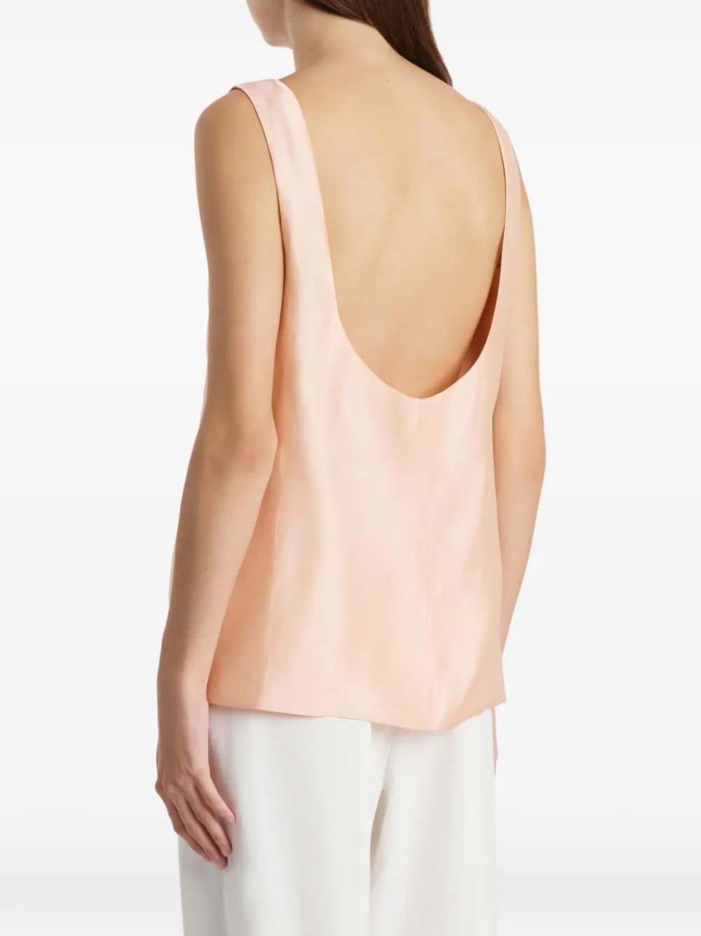 KHAITE Parker Top in Pink, view 5