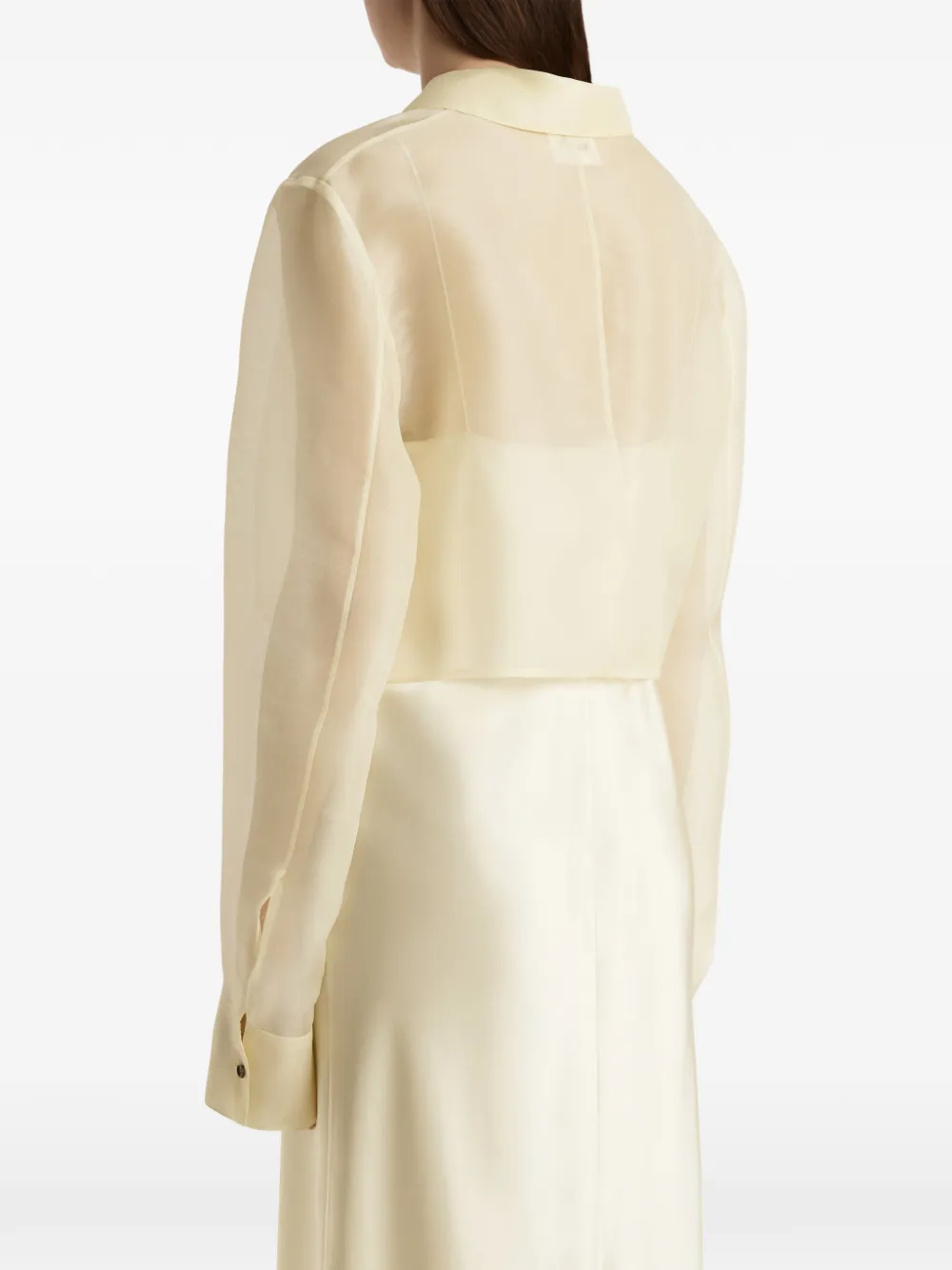 KHAITE Jasen top Beige