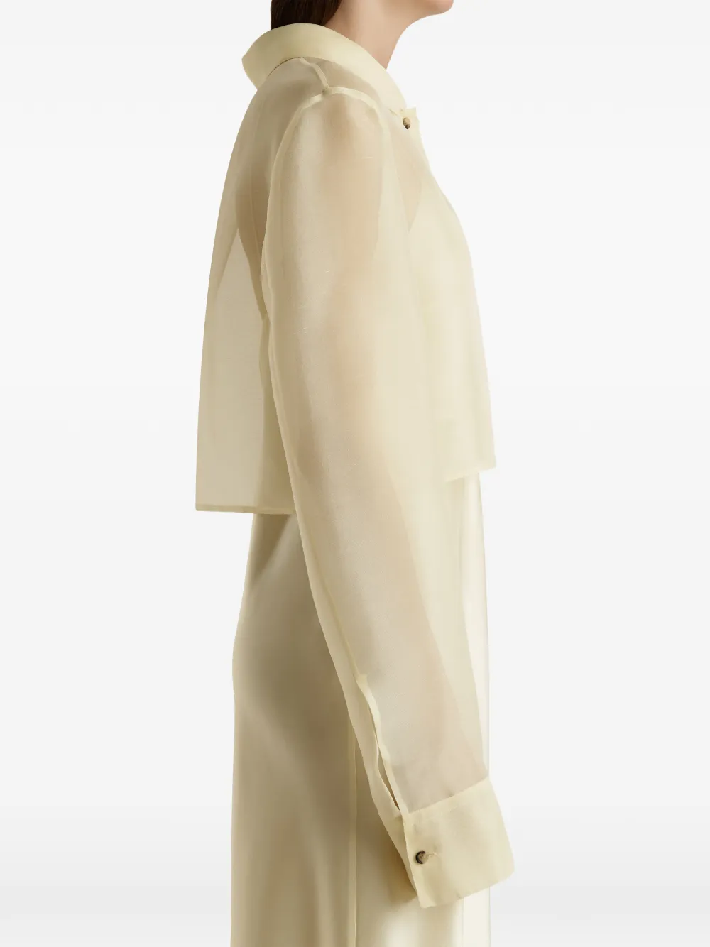 KHAITE Jasen top Beige