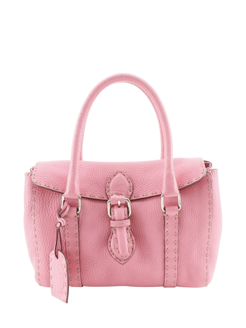Fendi Pre-Owned 2010-2026 Mini Leather Selleria Linda handbag - Rosa