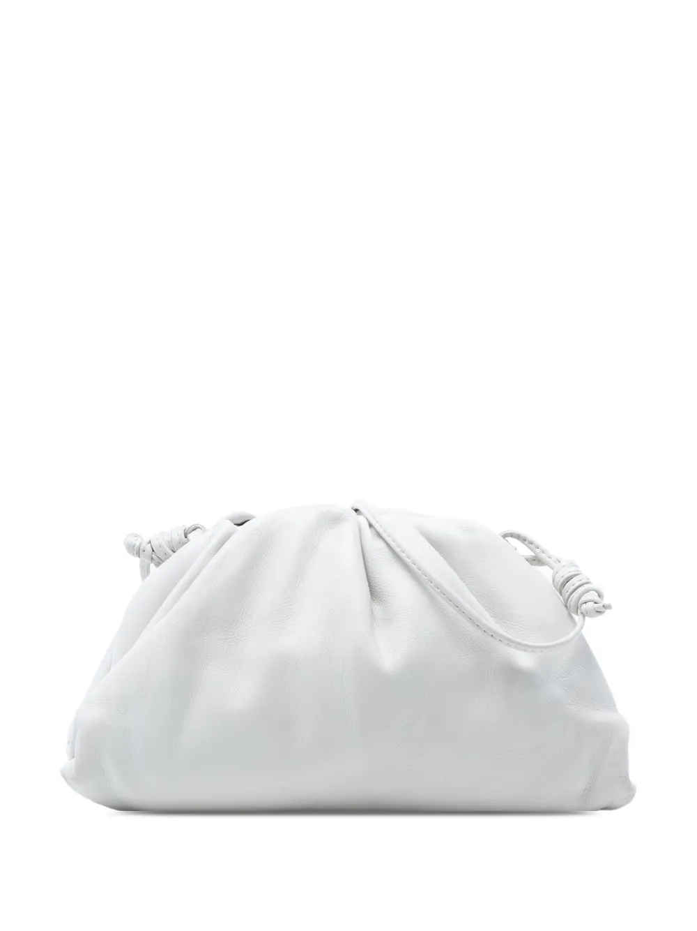 Bottega Veneta Pre-Owned 2012-2025 Lambskin The Mini Pouch crossbody bag - Bianco