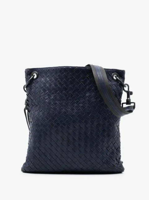 Bottega Veneta Pre-Owned Intrecciato crossbody-taske i nappa-læder fra 2012-2026
