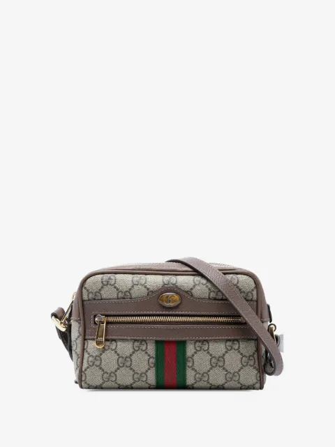 Gucci Pre-Owned 2016-2026 Mini GG Supreme Web Ophidia crossbody bag