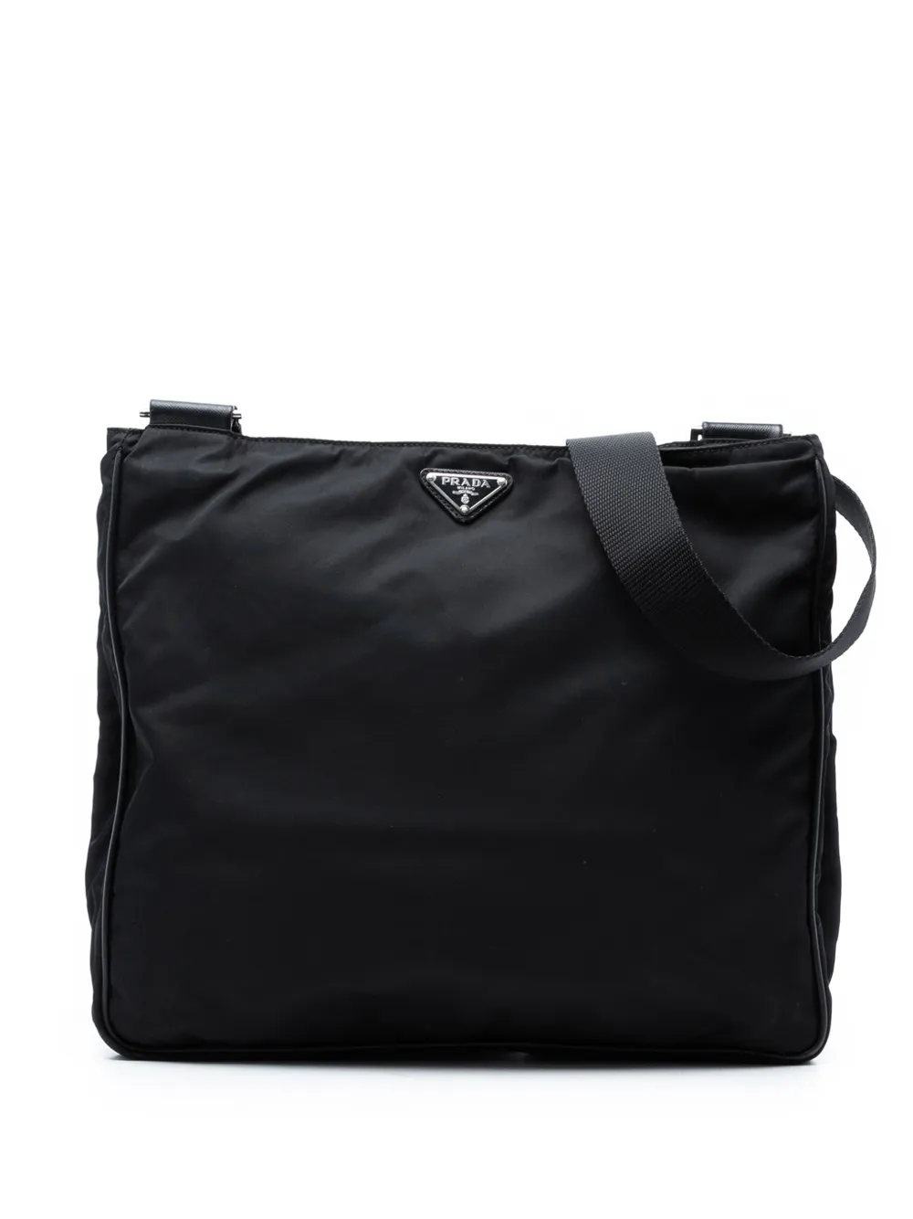 Prada Pre-Owned 2013-2026 Tessuto Zip Top crossbody bag - Nero