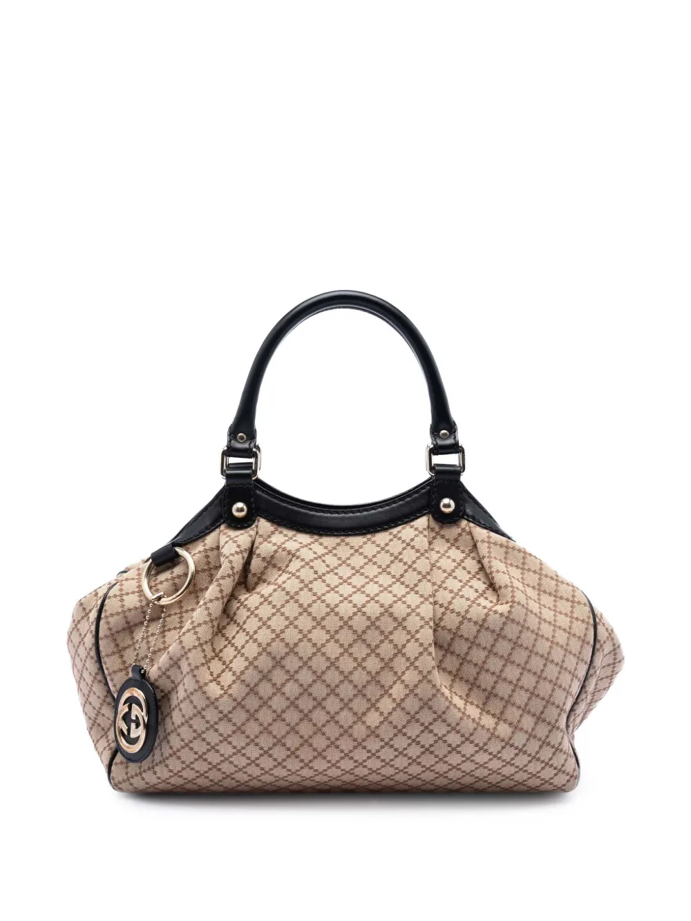 Gucci Pre-Owned 2016-2025 Medium Diamante Canvas Sukey tote bag - Toni neutri