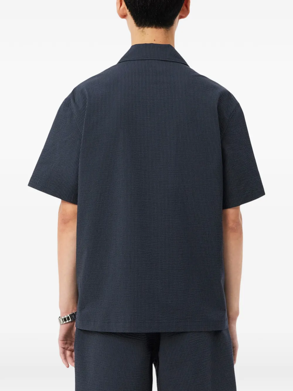 Lacoste Gestreept overhemd Blauw