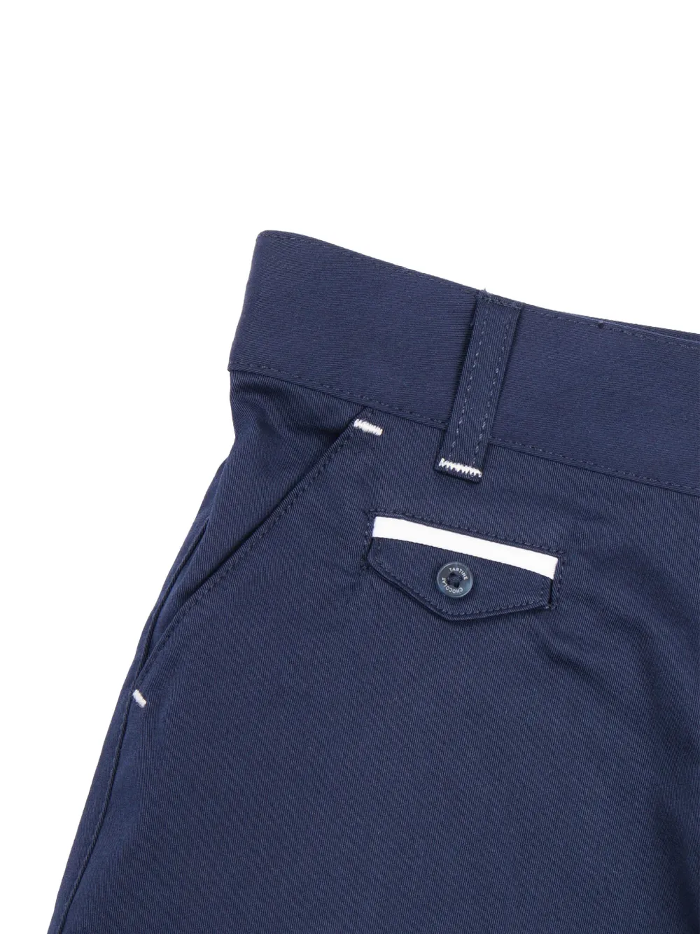 Tartine Et Chocolat Shorts met contrasterende afwerking en omslag Blauw