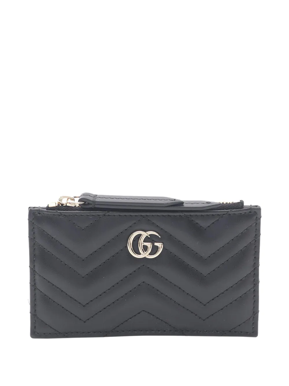 Gucci Pre-Owned 2016-2026 GG Marmont coin pouch - Nero